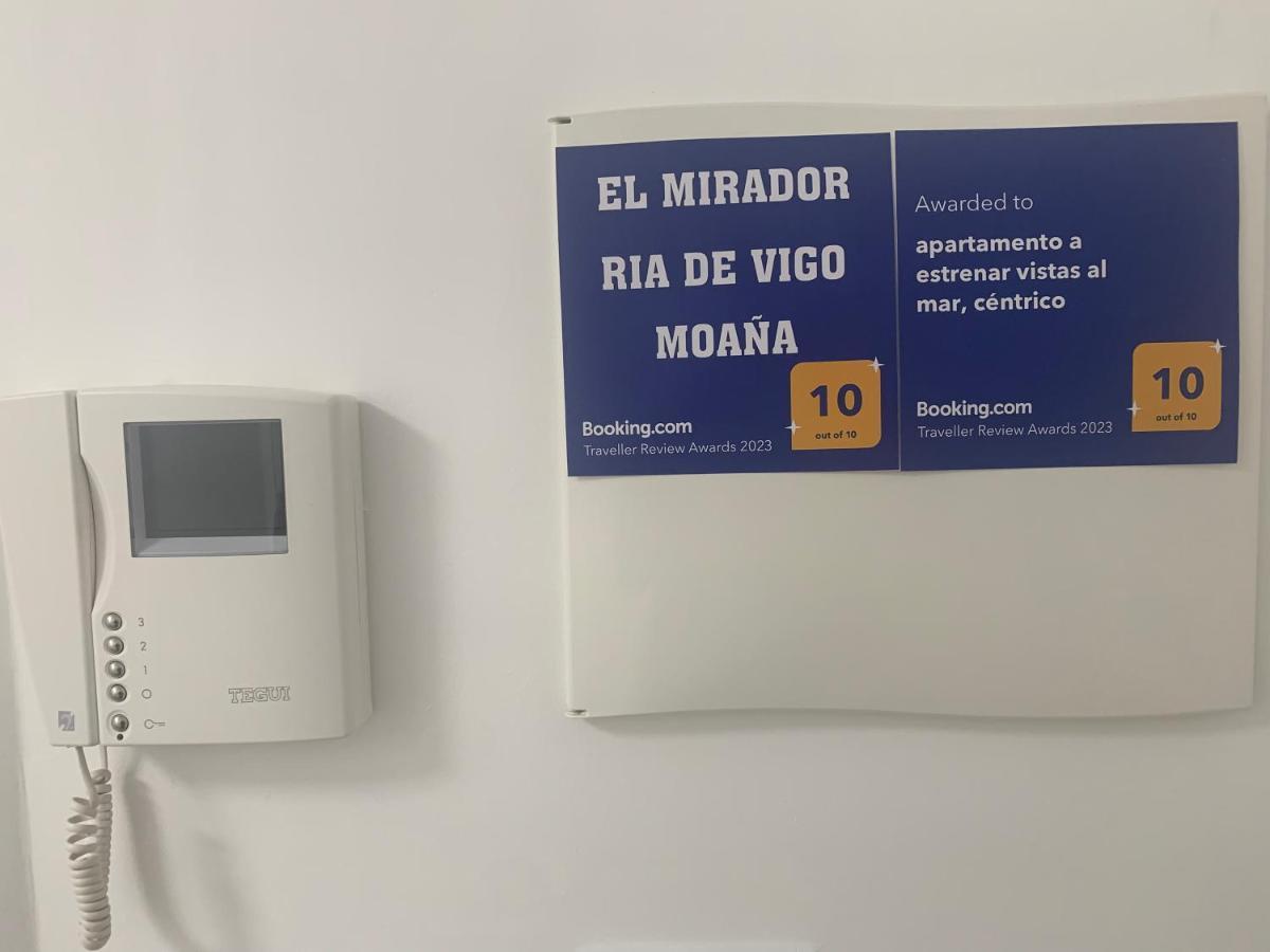 El Mirador Ria De Vigo, Apartamento Frente Al Mar, Centrico Moaña Eksteriør bilde