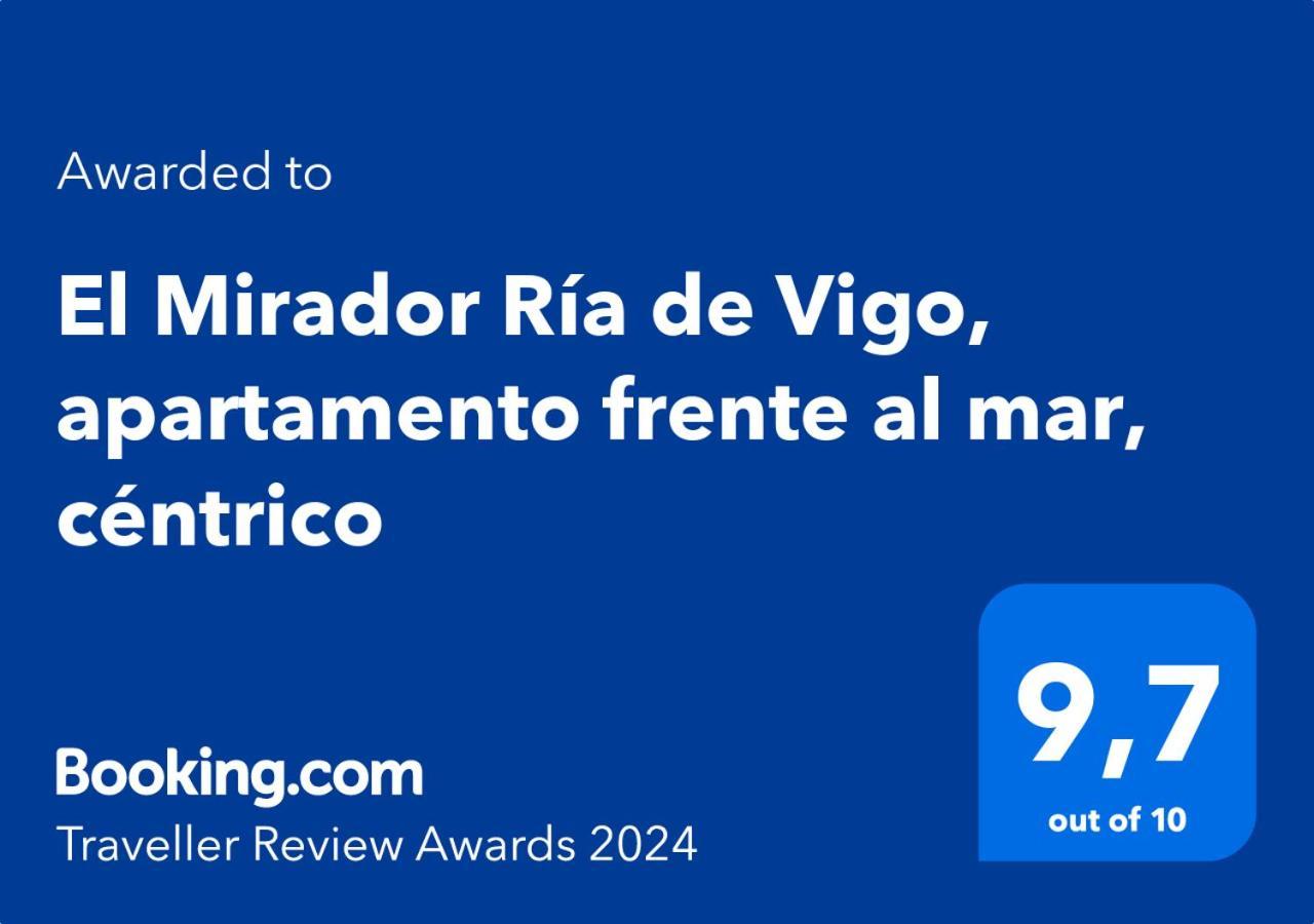 El Mirador Ria De Vigo, Apartamento Frente Al Mar, Centrico Moaña Eksteriør bilde