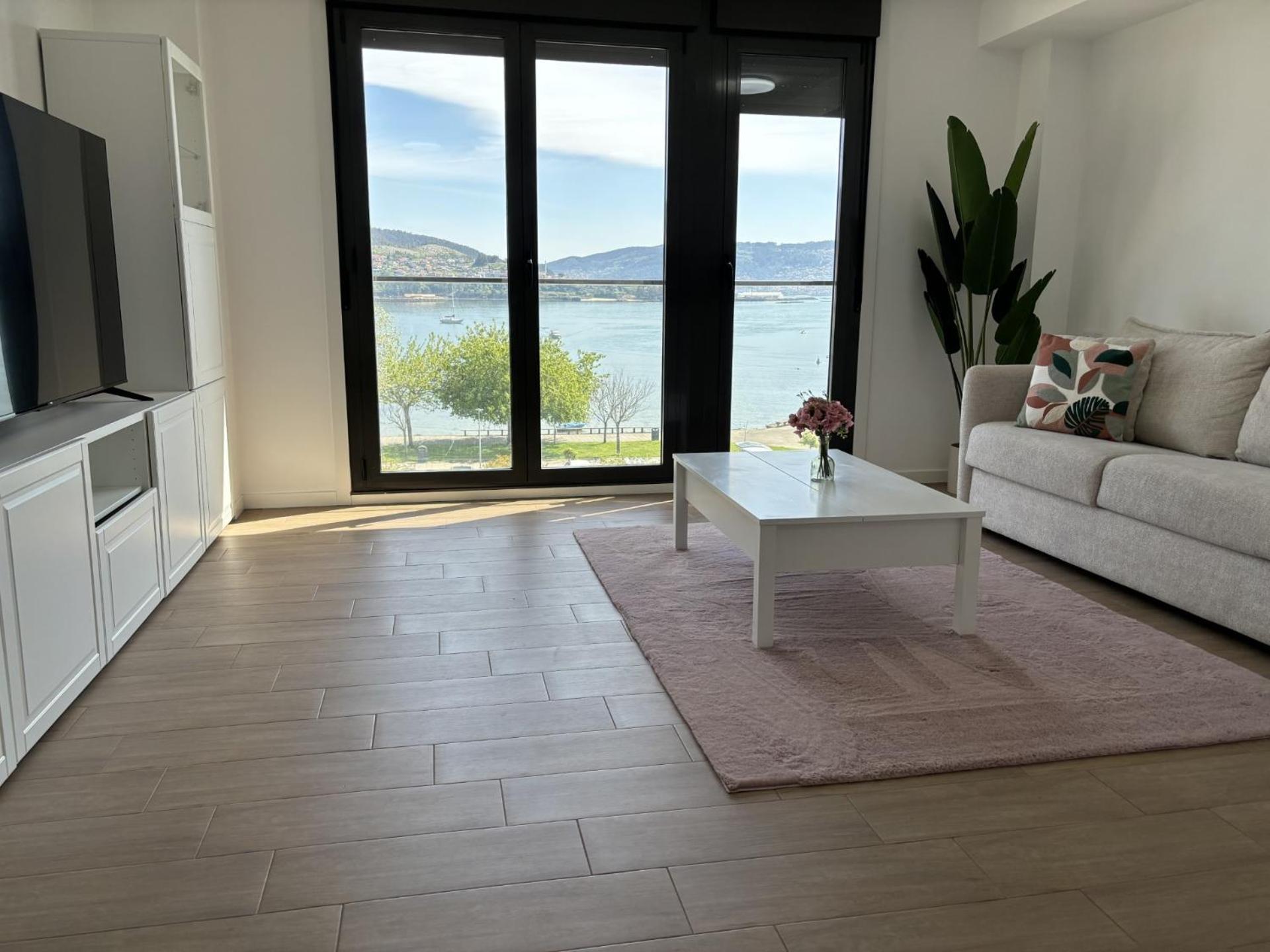 El Mirador Ria De Vigo, Apartamento Frente Al Mar, Centrico Moaña Eksteriør bilde